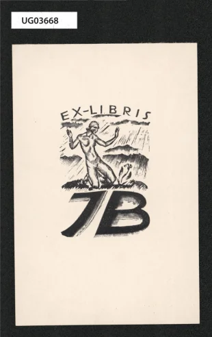 Ex - libris JB (Jaro Beran)