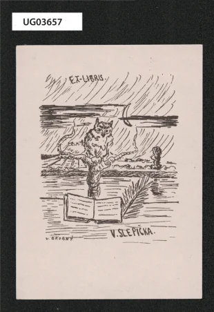 Ex libris V. Slepička