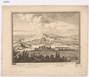 Pohled na město Tunis