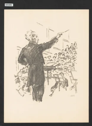 (Dirigent před orchestrem)