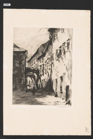 (Školní ulička v Olomouci)