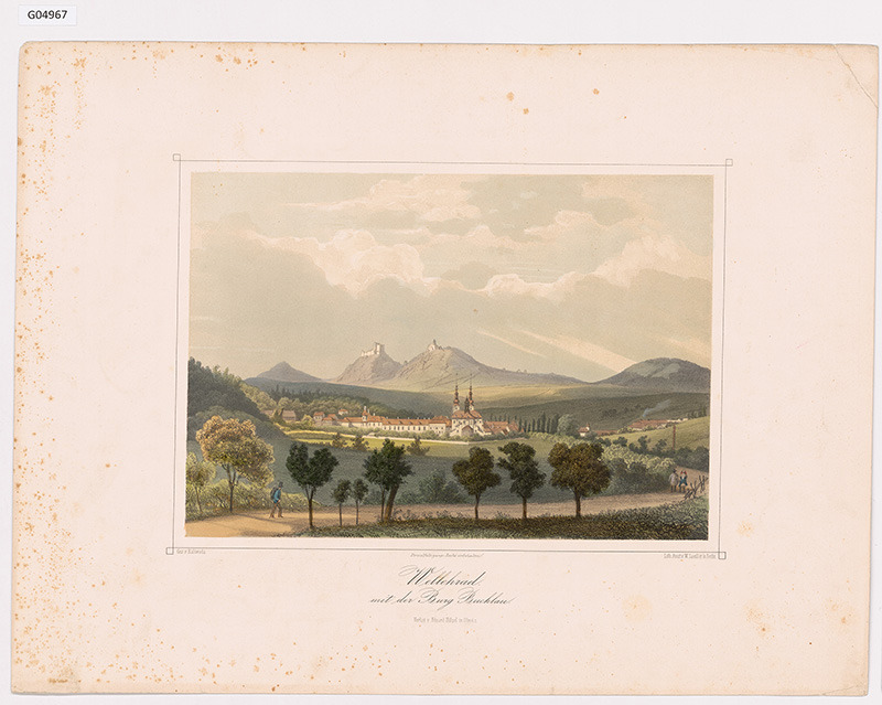 Wellehrad mit der Burg Buchlau (Velehrad s hradem Buchlovem)