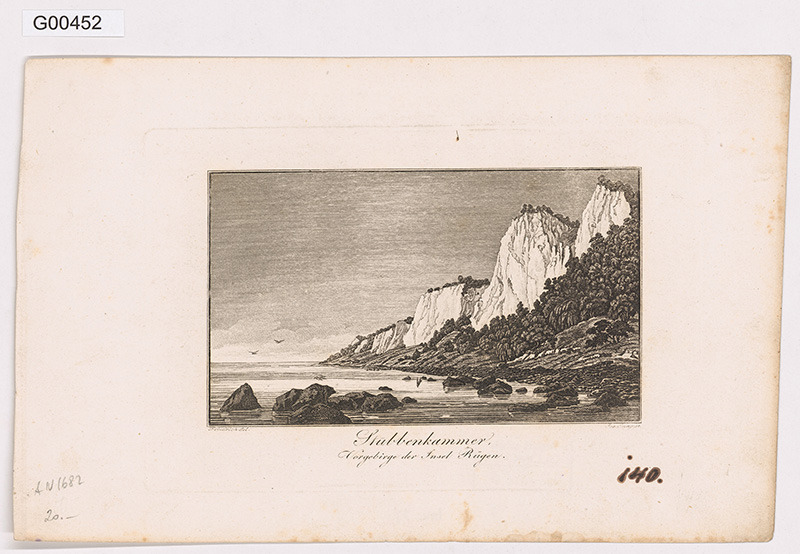 Stubenkammer. Vorgebirge de Insel Rügen.