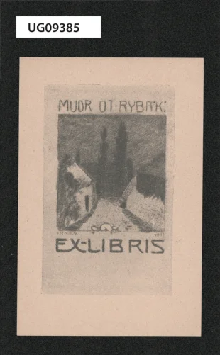Ex libris MUDR Ot. Rybák