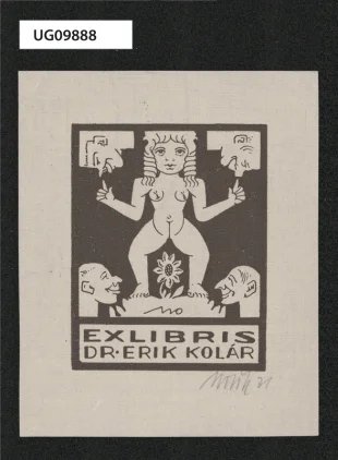 Ex libris Dr. Emil Kollár
