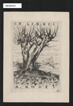 Ex libris A. Kodeš