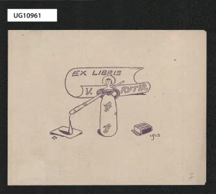 Ex libris V. Rytíř