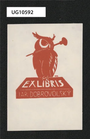 Ex libris Jar. Dobrovolský