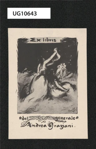 Ex libris del generale Andrea Graziani