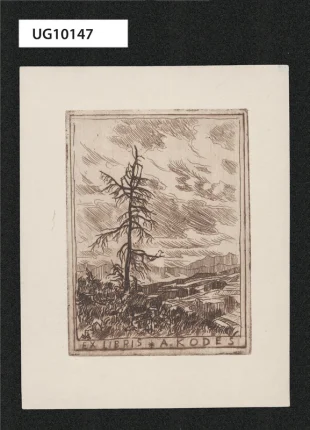 Ex libris A. Kodeš