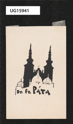 Ex libris Dr. Fr. Páta