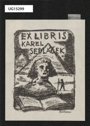 Exlibris Karel Sedláček