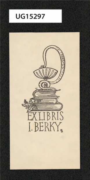 Ex libris J. Berky