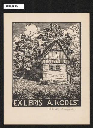 Ex libris A. Kodeš