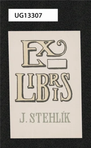 Ex libris J. Stehlík