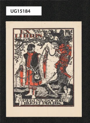 Ex libris med. univ. doctor Blažej Prusík