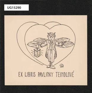 Ex libris Pavlinky Teindlové