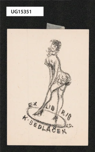 Ex libris K. Sedláček