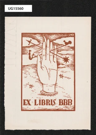 Ex libris BBB (Bedřich Beneš Buchlovan)
