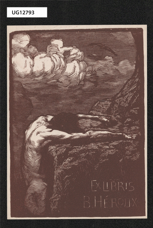 Ex libris B. Héroux