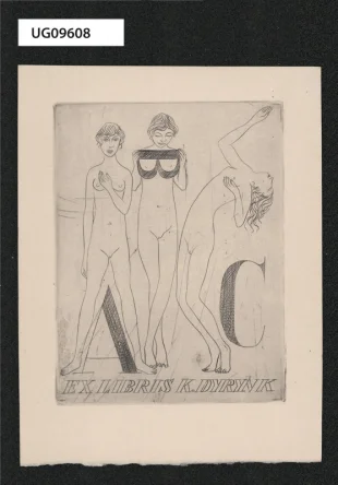 Ex libris K. Dyrynk