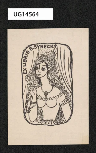 Exlibris B. Synecký