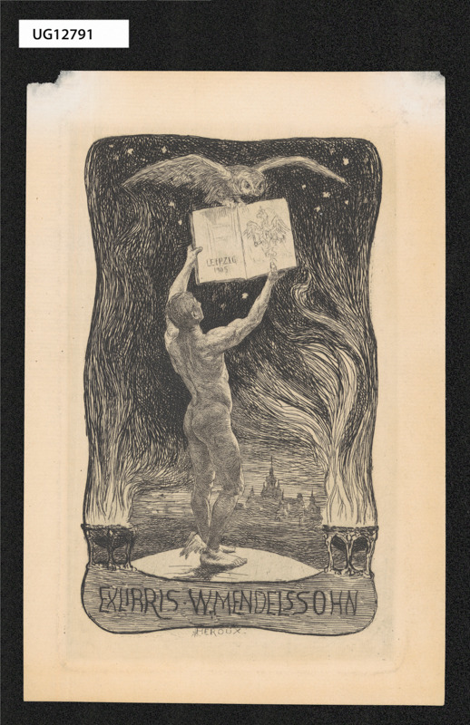 Exlibris W. Mendelssohn