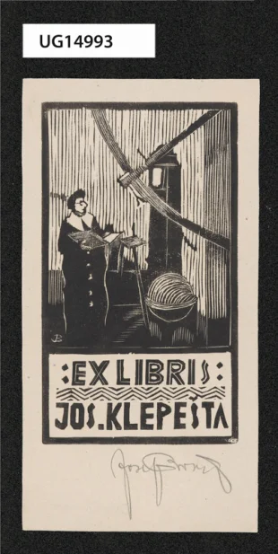 Ex libris Jos. Klepešta