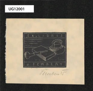 Ex libris J. Šembery