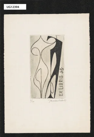Ex libris J. Š. (Jaroslav Šváb)