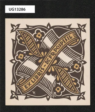 Ex libris Dr. Fr. Pospíšil