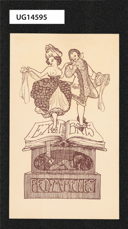 Ex libris Bed. M. Beneš