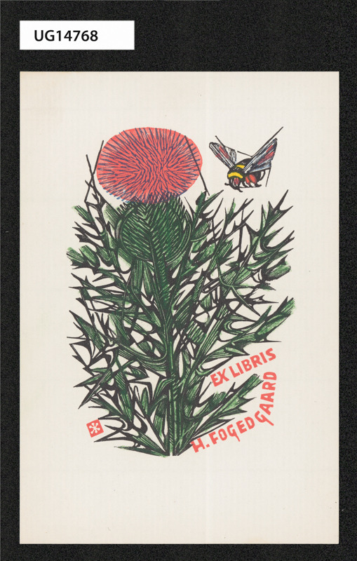 Ex libris H. Fogedgaard