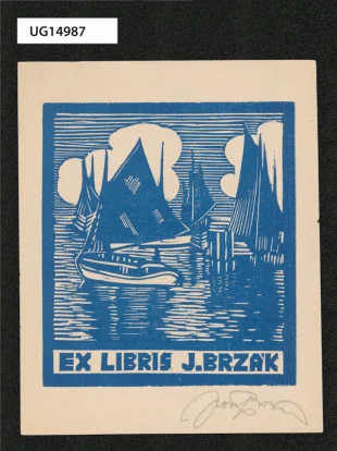 Ex libris J. Brzák