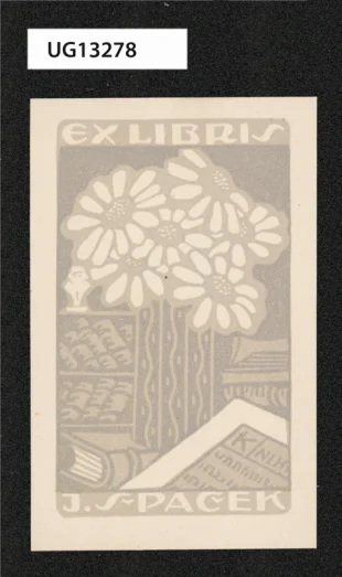 Ex libris J. Špaček