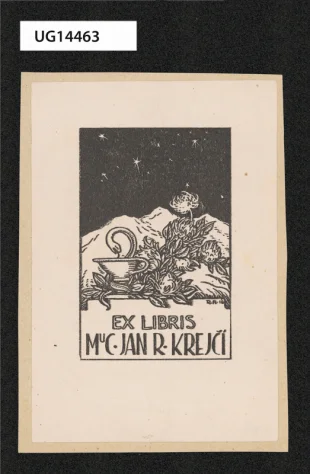 Ex libris MUC. Jan R. Krejčí