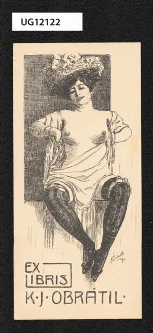 Ex libris K. J. Obrátil