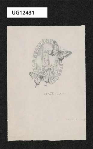 Exlibris Ing. O. Hradečný