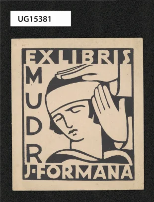Exlibris MUDR J. Formana