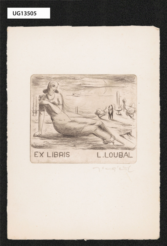 Ex libris L. Loubal