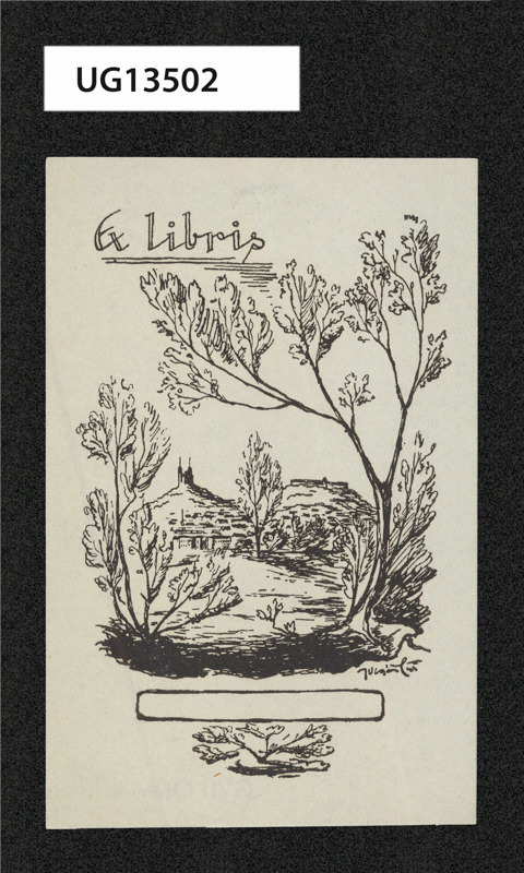 Ex libris (beze jména majitele)