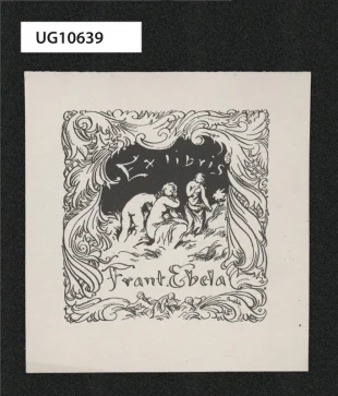 Ex libris Frant. Ebela
