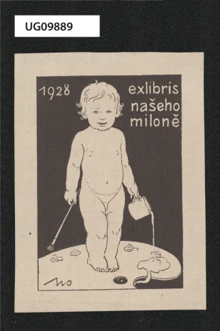 1928 ex libris našeho miloně
