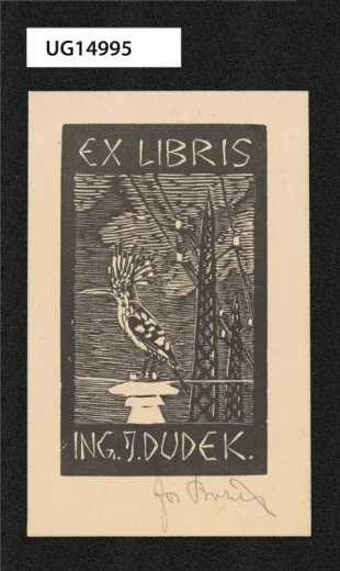 Ex libris ing. J. Dudek