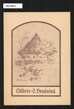 Ex libris O. Hradečné