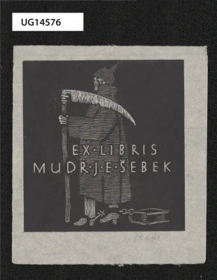 Ex libris MUDR. J. E. Šebek