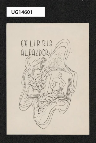 Ex libris Al. Pazdery