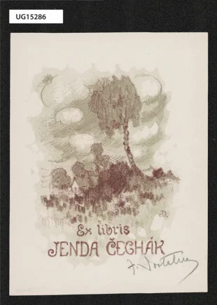 Ex libris Jenda Čechák