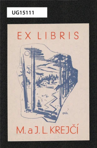 Ex libris M. a J. L. Krejčí