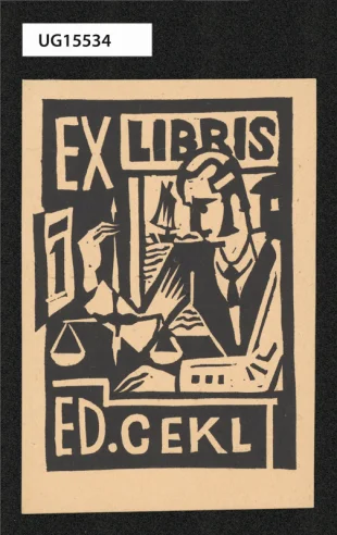 Ex libris Ed. Cekl